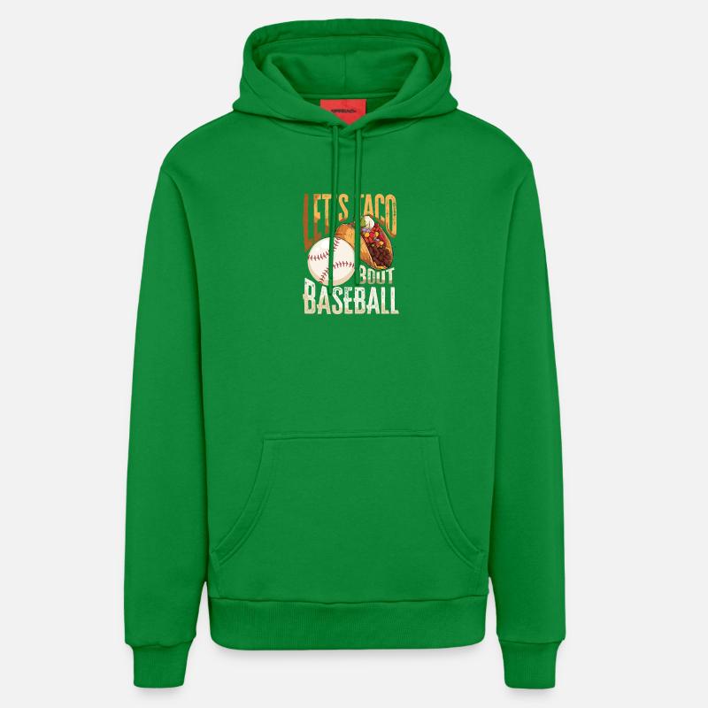 Let’s Taco Bout Baseball - Sweat à capuche bio décontracté fabriqué en UE - City Green