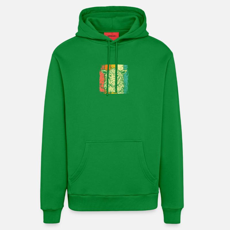Moutons millésimés - Sweat à capuche bio décontracté fabriqué en UE - City Green