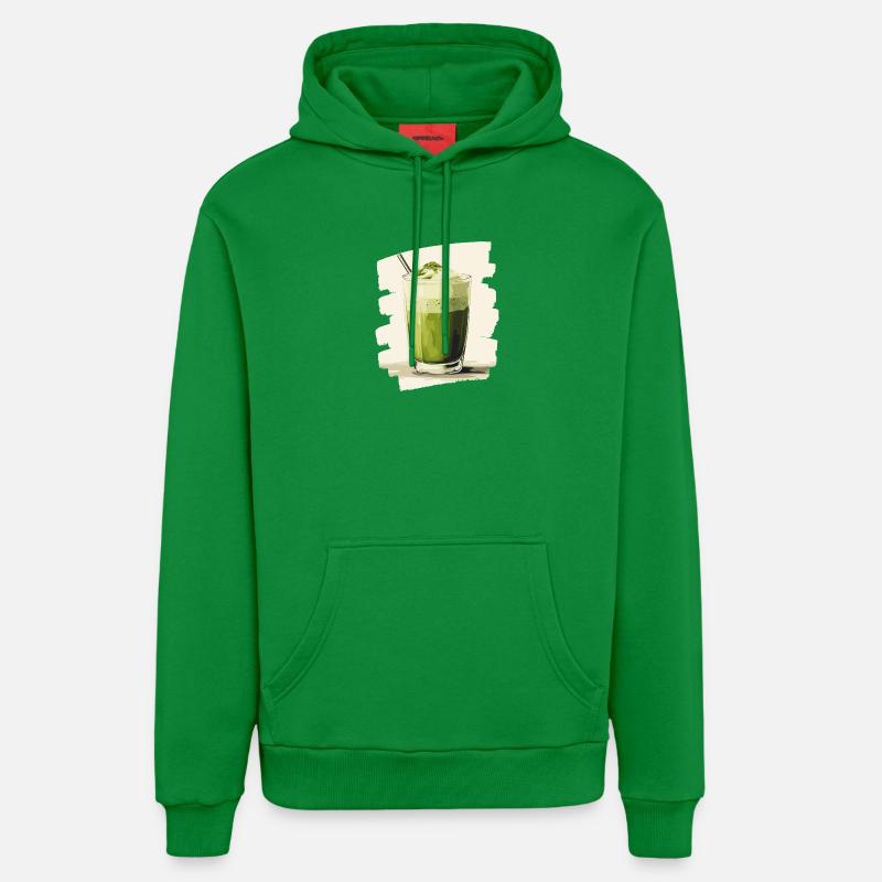 Matcha Latte Lover Thé vert - Sweat à capuche bio décontracté fabriqué en UE - City Green