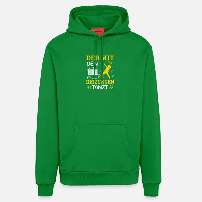 Chauffagiste Plombier Plombier de construction chauffage - Sweat à capuche bio décontracté fabriqué en UE - City Green
