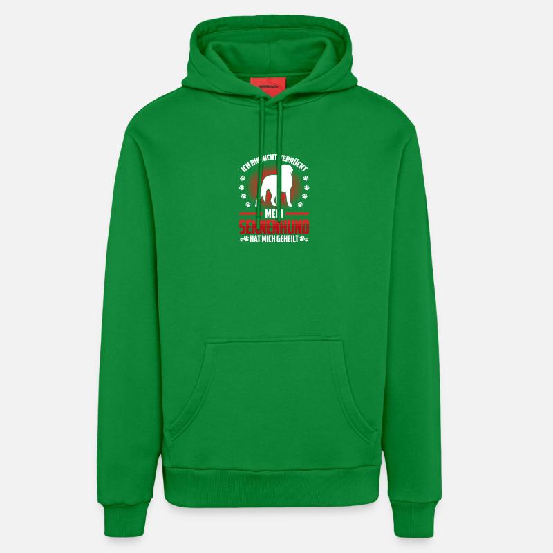 Bouvier Heals Me Bouvier Suisse - Sweat à capuche bio décontracté fabriqué en UE - City Green
