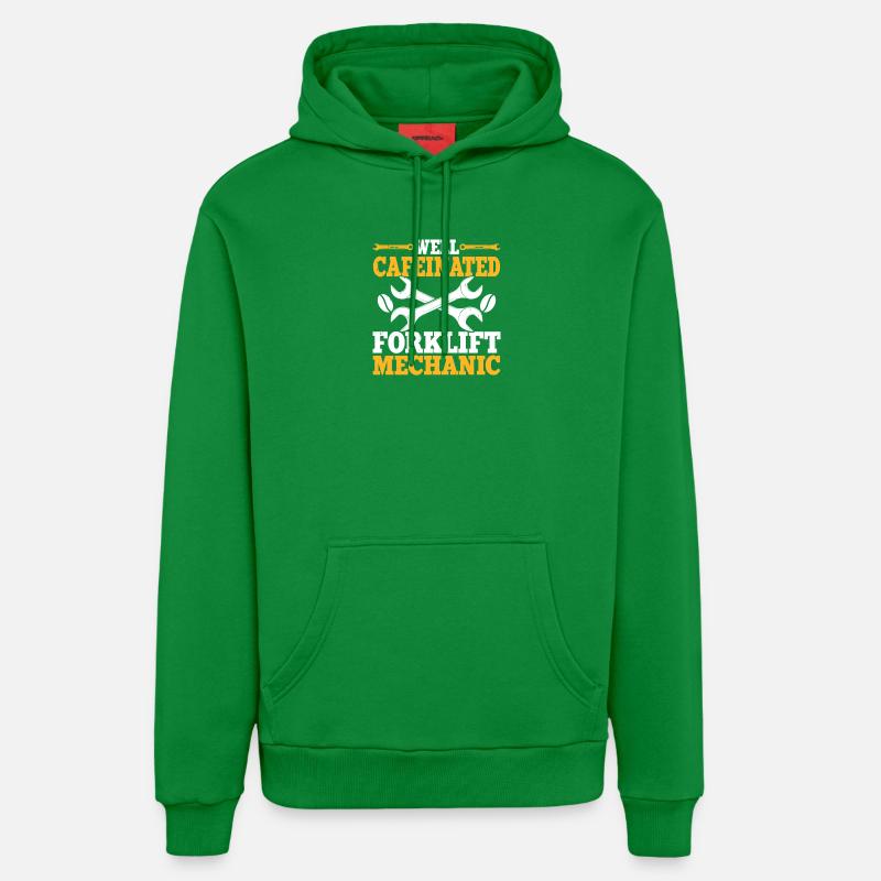 Mécanicien Mécatronicien Technicien Bricoleur Cadeau - Sweat à capuche bio décontracté fabriqué en UE - City Green