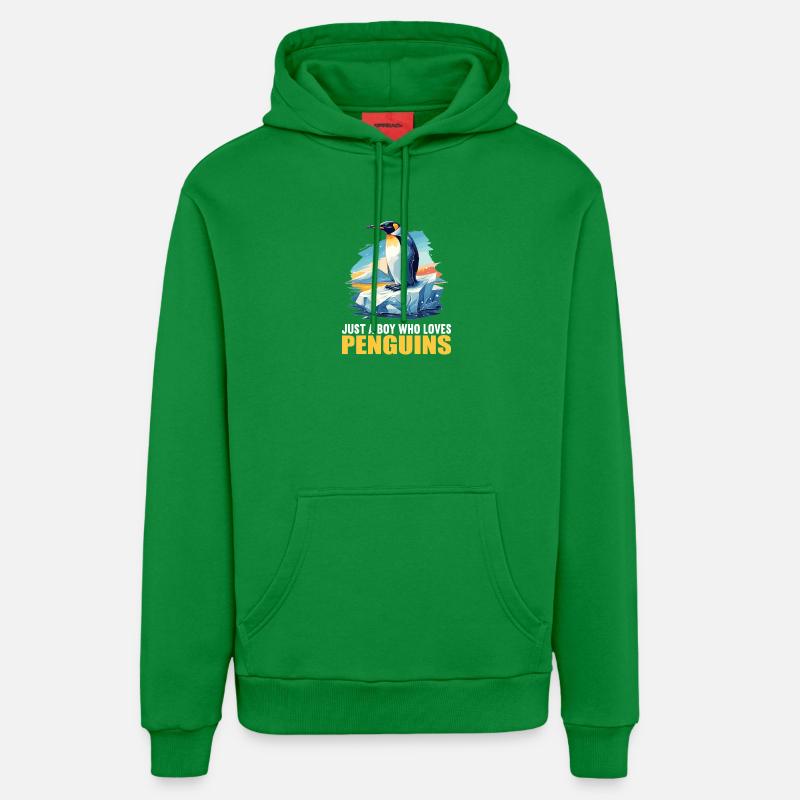 Pingouins Pingouin - Sweat à capuche bio décontracté fabriqué en UE - City Green