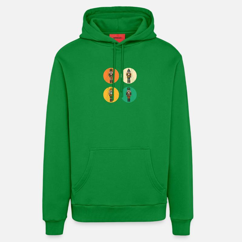 Noël du Casse-Noisette du Père Noël - Sweat à capuche bio décontracté fabriqué en UE - City Green