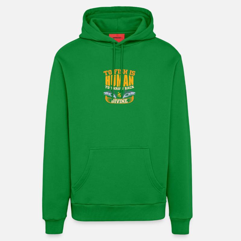 Pêcheur Cadeau Pêche Drôle Pêcheur Pêcheur - Sweat à capuche bio décontracté fabriqué en UE - City Green