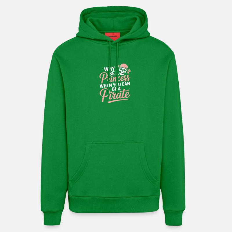 Attitude de la princesse pirate - Sweat à capuche bio décontracté fabriqué en UE - City Green