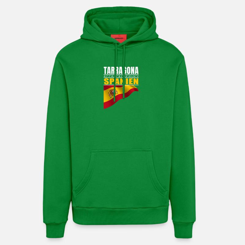 Tarragone - Sweat à capuche bio décontracté fabriqué en UE - City Green