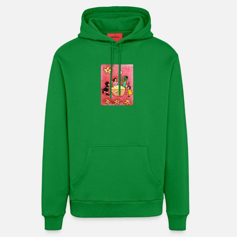 Pudding à la vanille - Sweat à capuche bio décontracté fabriqué en UE - City Green