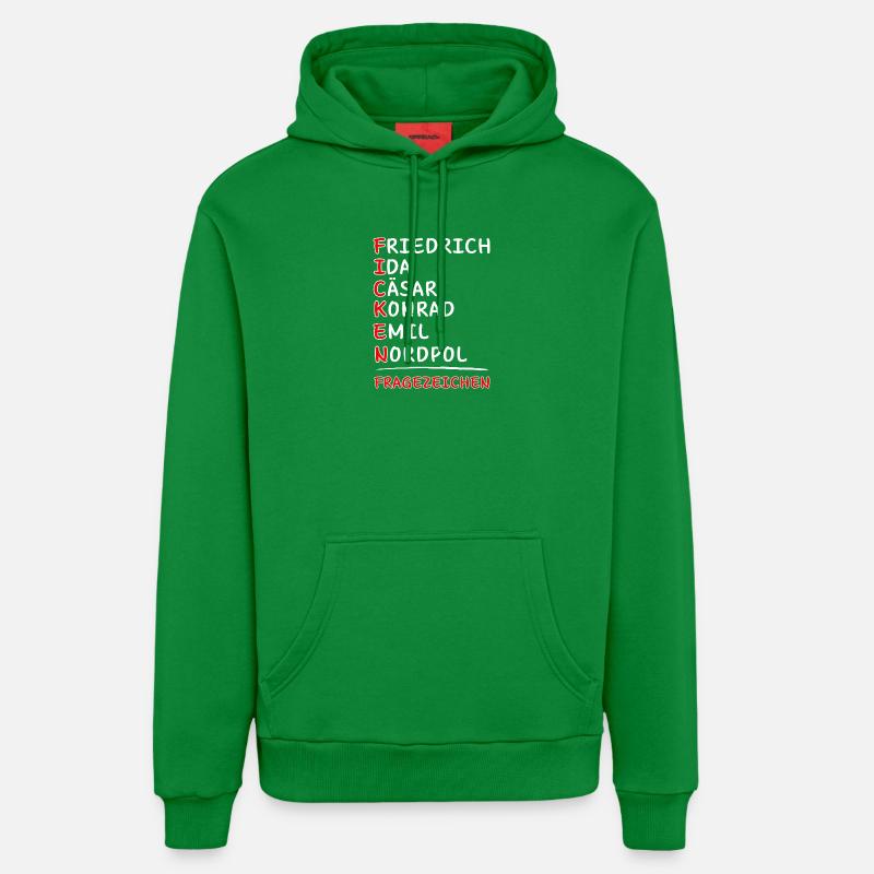 Fonetisk alfabet - Friedrich Ida Caesar Kaufmann Emil... - Organic Relaxed hettegenser produsert i EU - City Green