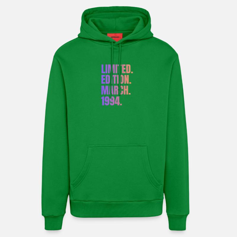 Limited Edition March 1994 - Sweat à capuche bio décontracté fabriqué en UE - City Green