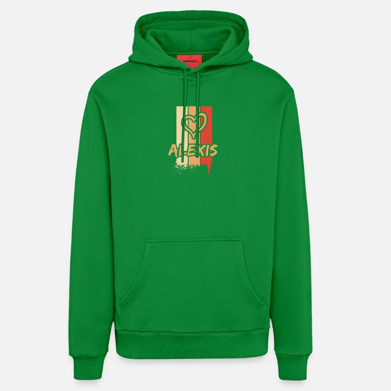 Alexis - Sweat à capuche bio décontracté fabriqué en UE - City Green