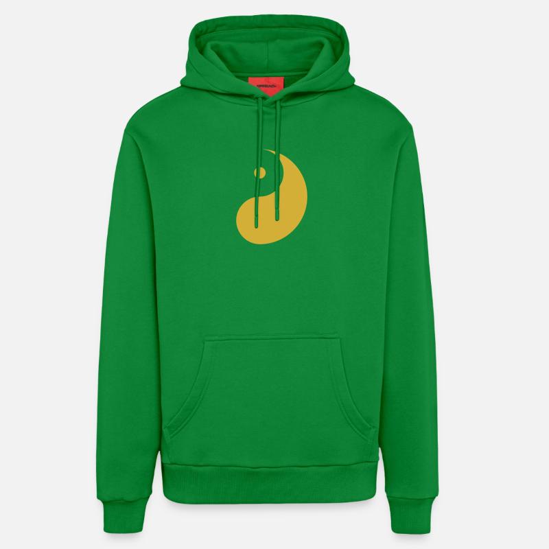 Yang Gold - Sweat à capuche bio décontracté fabriqué en UE - City Green