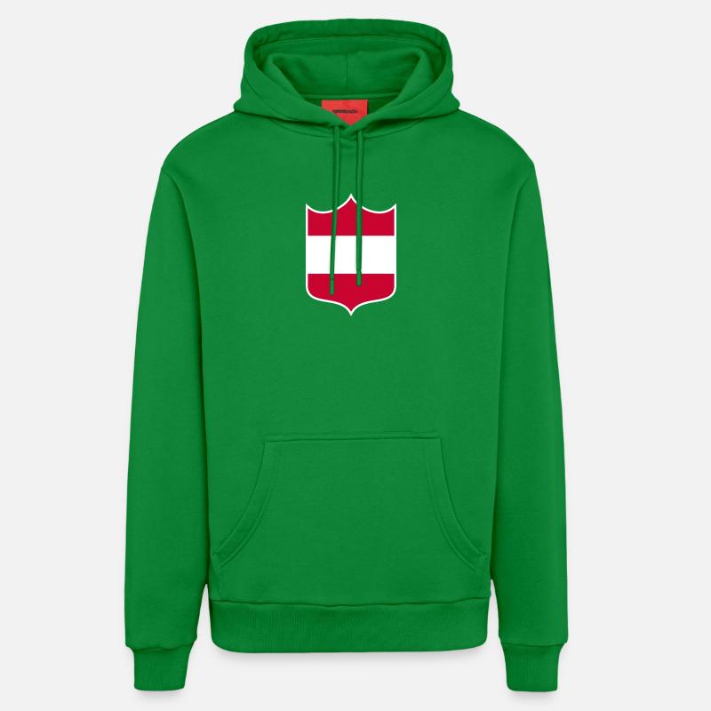 Autriche - Sweat à capuche bio décontracté fabriqué en UE - City Green