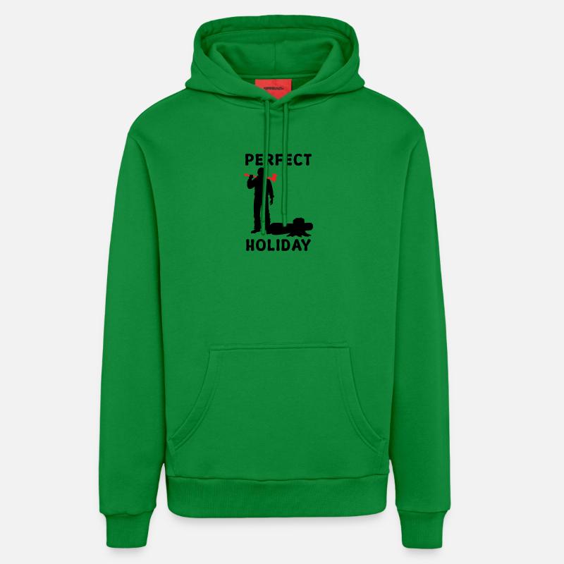 Boiserie hache bûcheron arbre cutter déclaration - Sweat à capuche bio décontracté fabriqué en UE - City Green