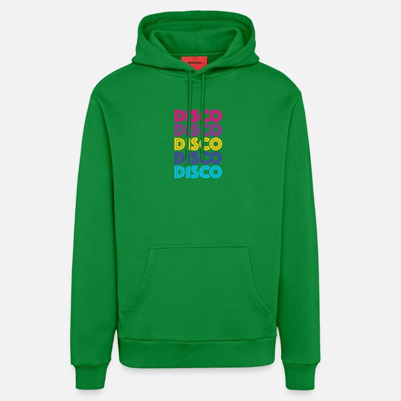 Disco Disco Disco - Sweat à capuche bio décontracté fabriqué en UE - City Green