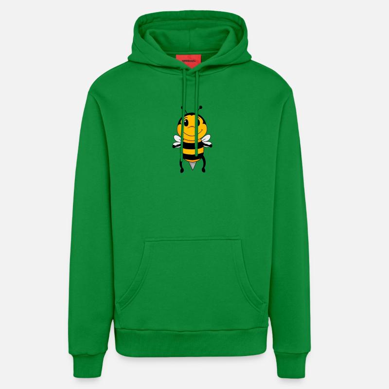Abeille - Sweat à capuche bio décontracté fabriqué en UE - City Green