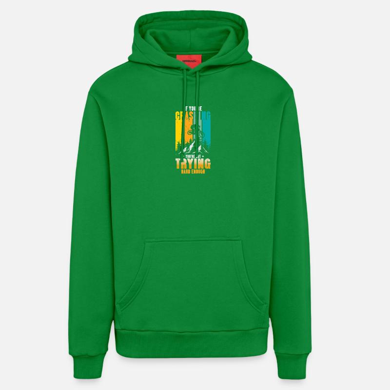 BMX Bicyclette Dire BMX Biker - Sweat à capuche bio décontracté fabriqué en UE - City Green