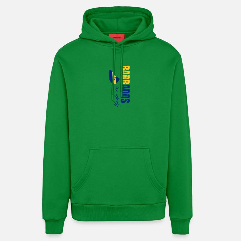 Fabriqué à la Barbade, design vertical - Sweat à capuche bio décontracté fabriqué en UE - City Green