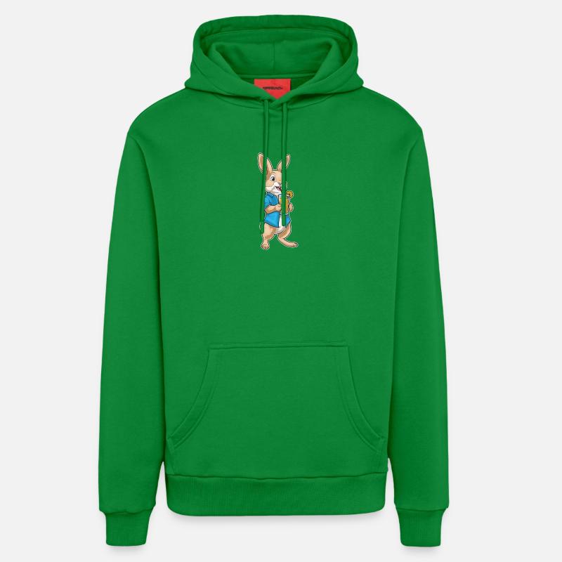 Jus de lapin - Sweat à capuche bio décontracté fabriqué en UE - City Green