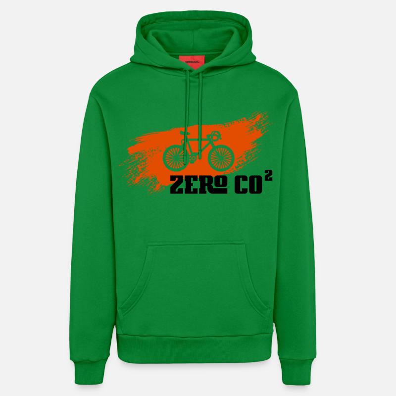 Zero CO2 - Sweat à capuche bio décontracté fabriqué en UE - City Green