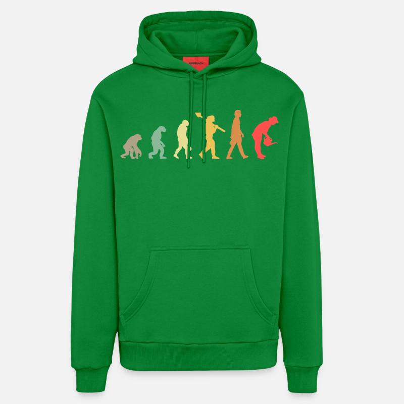 Femme jardinière de l’évolution - Sweat à capuche bio décontracté fabriqué en UE - City Green