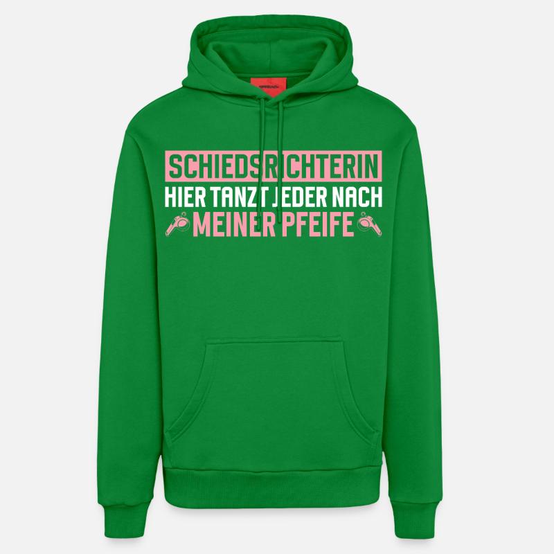 Referee Referee Gift - Organic Relaxed Hoodie Made in EU - City Green