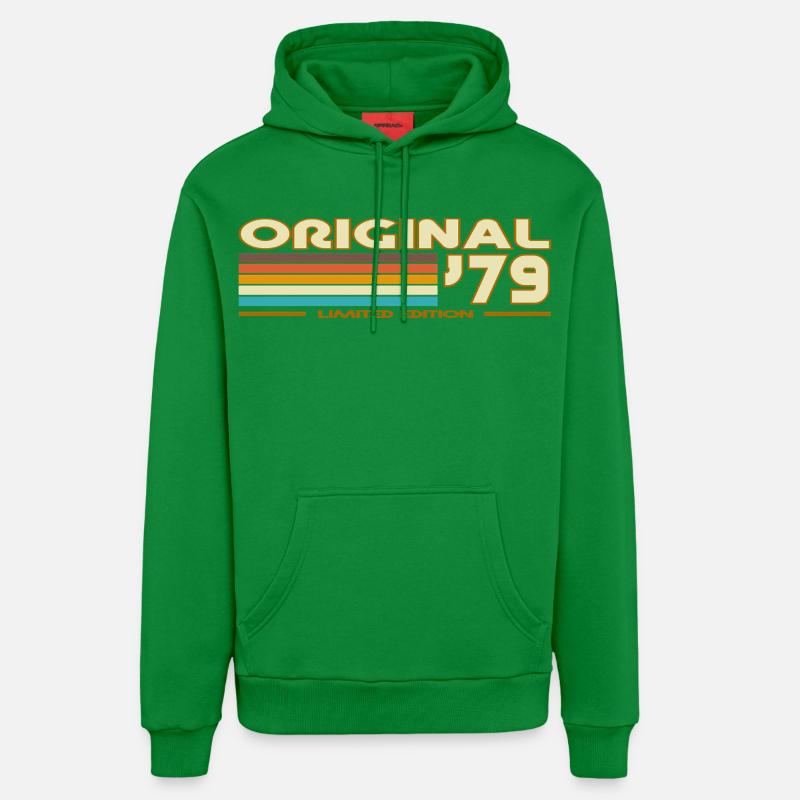 1979 - Sweat à capuche bio décontracté fabriqué en UE - City Green