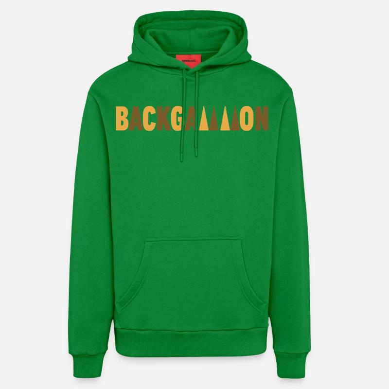 backgammon - Sweat à capuche bio décontracté fabriqué en UE - City Green