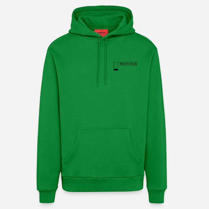 Problème majeur - Armée suisse - Sweat à capuche bio décontracté fabriqué en UE - City Green