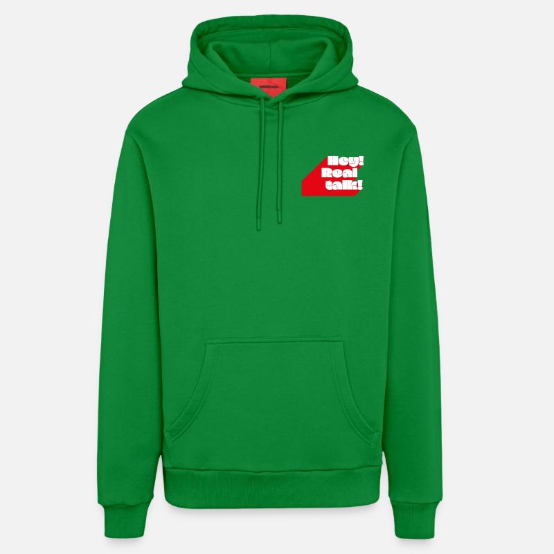 Hé ! Vrai parler ! - Sweat à capuche bio décontracté fabriqué en UE - City Green