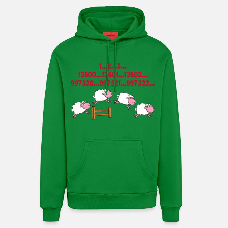 Compter les moutons - Sweat à capuche bio décontracté fabriqué en UE - City Green