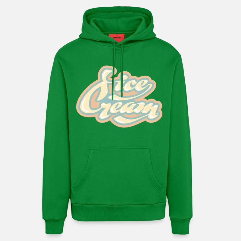 Tourbillon de glace - Sweat à capuche bio décontracté fabriqué en UE - City Green