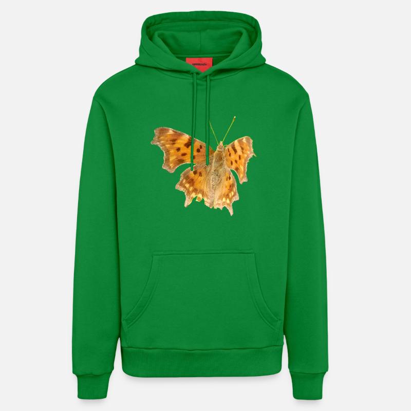 Papillon C-Moth - Sweat à capuche bio décontracté fabriqué en UE - City Green