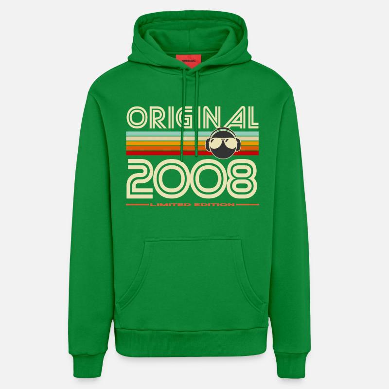 Original 2008 Édition Rétro - Sweat à capuche bio décontracté fabriqué en UE - City Green