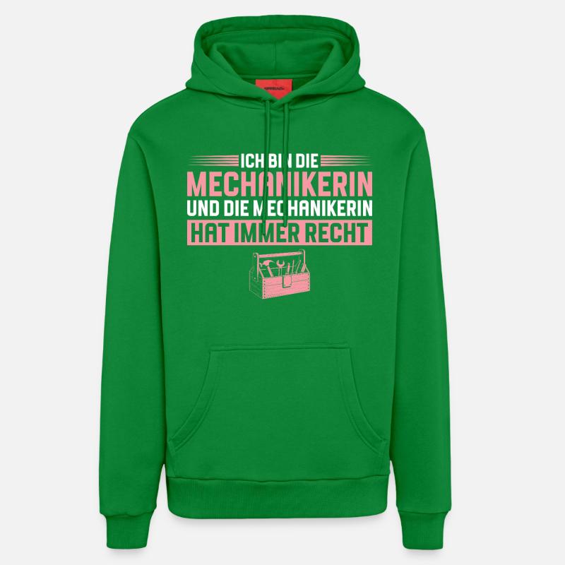 Le mécanicien a toujours raison. Artisane. - Sweat à capuche bio décontracté fabriqué en UE - City Green