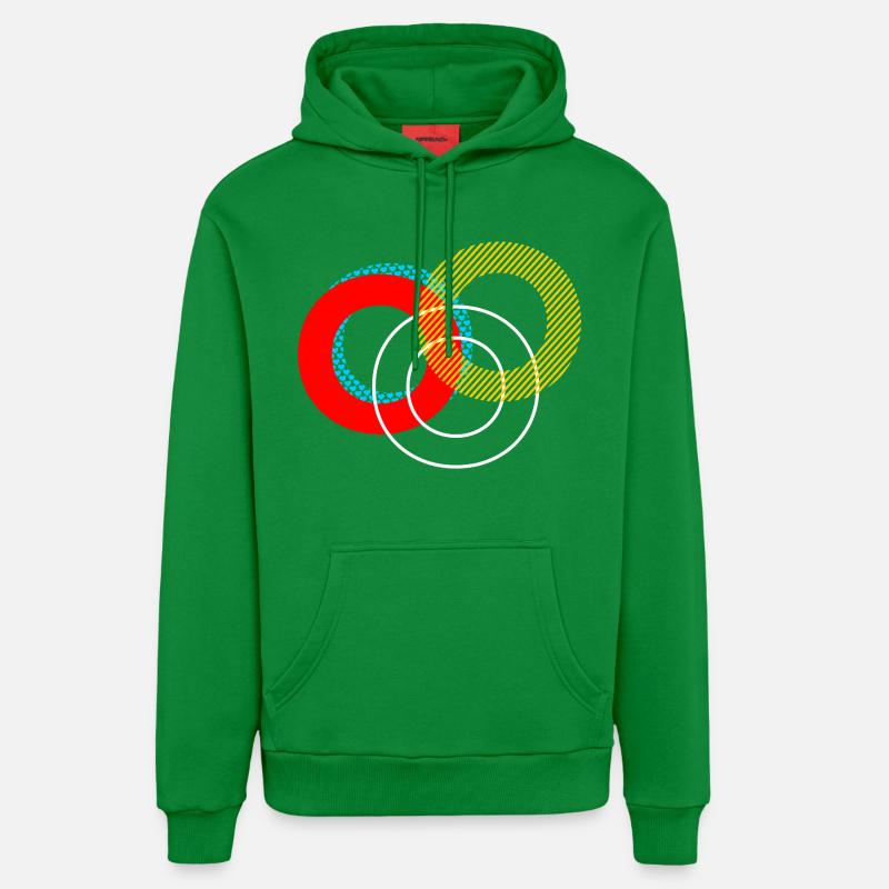 o Conception de lettrage - Sweat à capuche bio décontracté fabriqué en UE - City Green