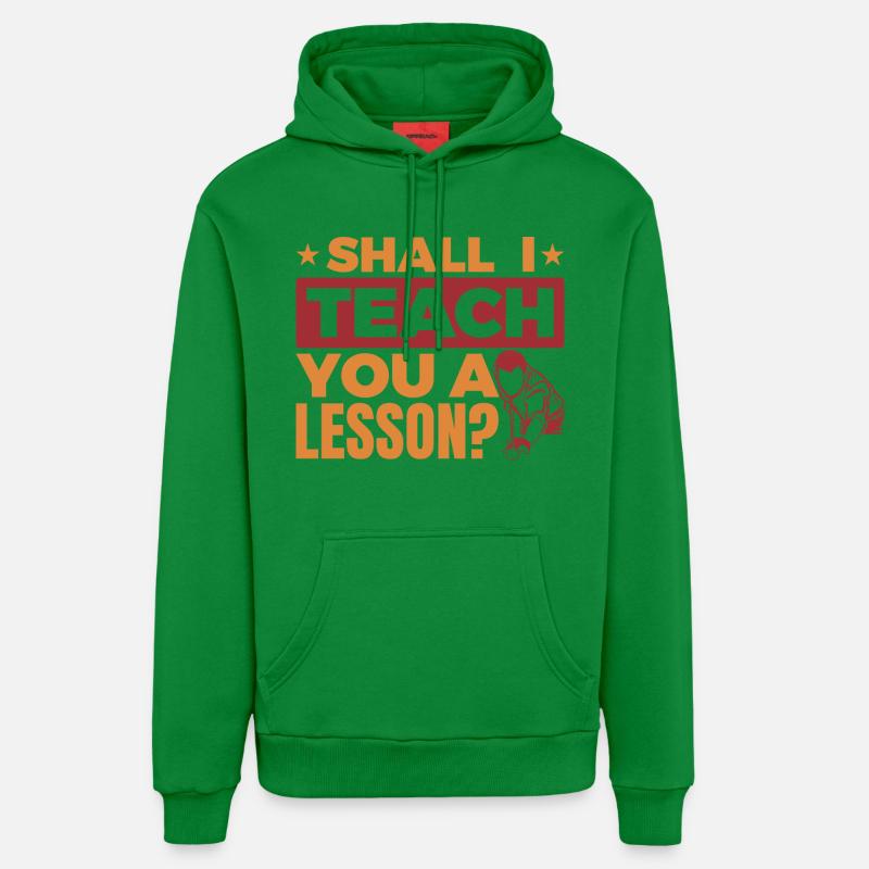 Drôle de dicton de billard - Sweat à capuche bio décontracté fabriqué en UE - City Green