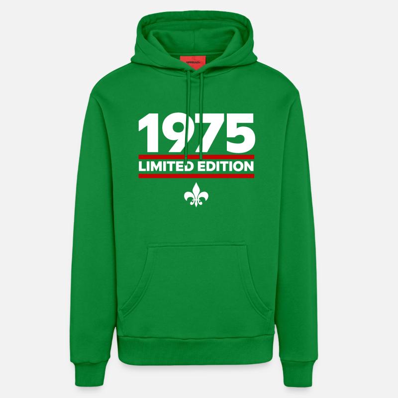 Édition limitée de 1975 - Sweat à capuche bio décontracté fabriqué en UE - City Green