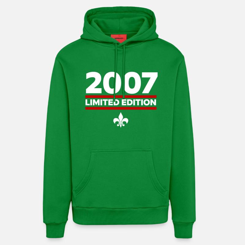 Édition limitée 2007 - Sweat à capuche bio décontracté fabriqué en UE - City Green