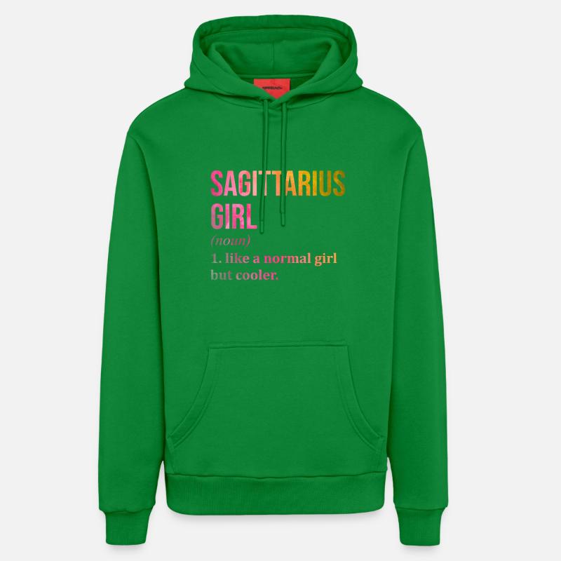 Sagittaire - Sweat à capuche bio décontracté fabriqué en UE - City Green