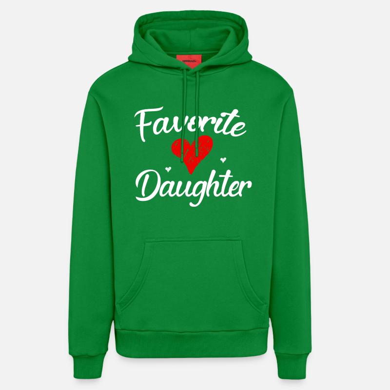 fille préférée - Sweat à capuche bio décontracté fabriqué en UE - City Green