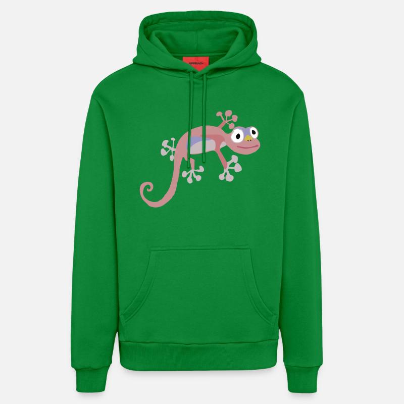 Rangei - Salamandre Rose Délicate - Sweat à capuche bio décontracté fabriqué en UE - City Green