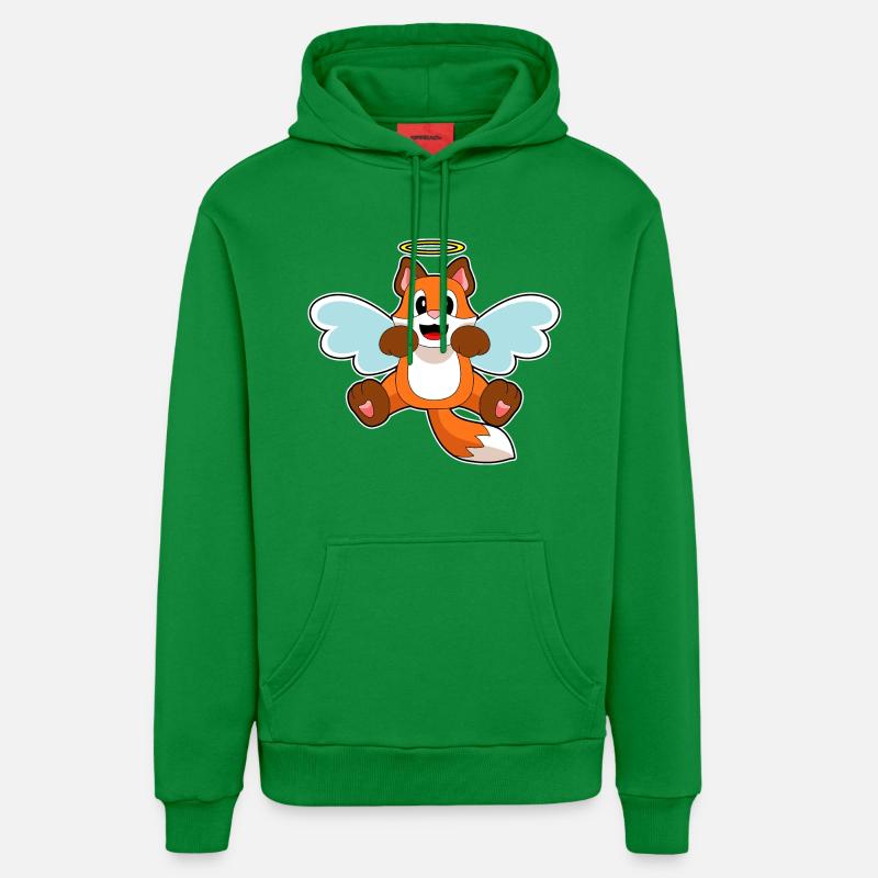 Fox Angel - Sweat à capuche bio décontracté fabriqué en UE - City Green