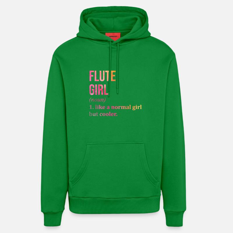 flûte - Sweat à capuche bio décontracté fabriqué en UE - City Green