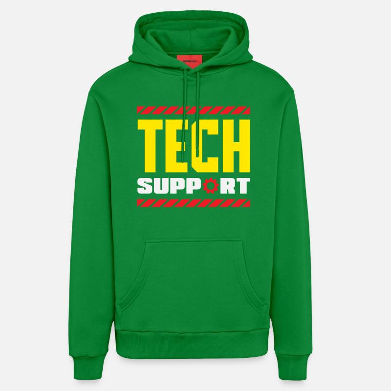 Support technique Équipement industriel - Sweat à capuche bio décontracté fabriqué en UE - City Green