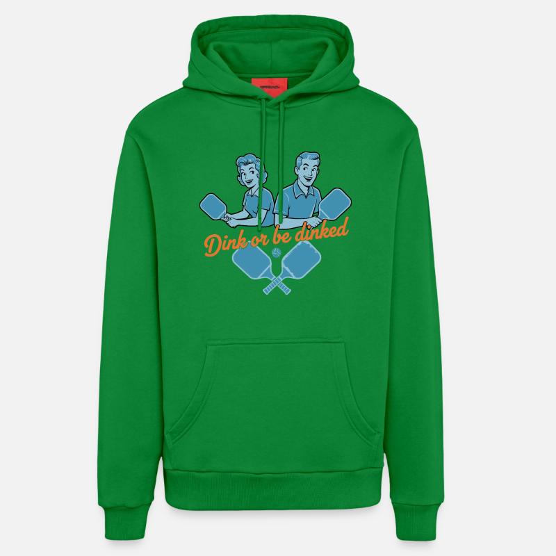 Pickleball-lustiger Spieler Dink Oder Werde Liebe - Organic Relaxed Hoodie Made in EU - City Green