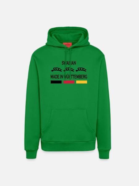 Made in Württemberg - Organic Relaxed Hoodie Made in EU - City Green
