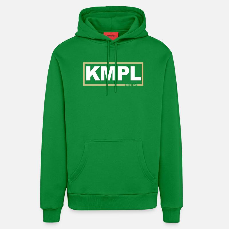 KMPL - Mon pote gold - Sweat à capuche bio décontracté fabriqué en UE - City Green