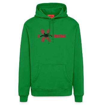 skydiver extreme - Sweat à capuche bio décontracté fabriqué en UE - City Green - Devant