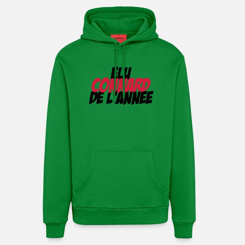 Elu Connard de l'année ! - Sweat à capuche bio décontracté fabriqué en UE - City Green